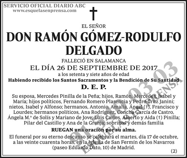 Ramón Gómez-Rodulfo Delgado